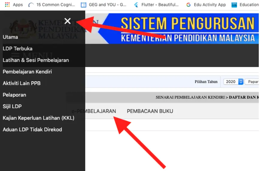 SPLKPM Login 2.0 Modul Individu (sinopsis, kpm, guru) 2025 6 e-Pembelajaran