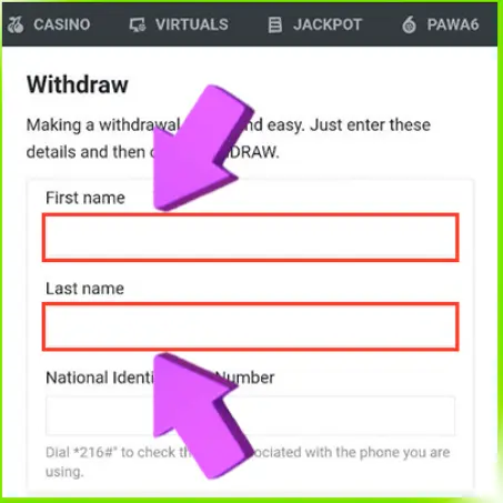 Betpawa Uganda Login APP (livescores, Bet Small, Win Big) 2025 14 Enter first and Last name