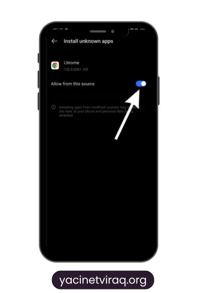 تحميل ياسين تيفي برو تطبيق اخر اصدار الاصلي تحديث للاندرويد 5 Allow from this source