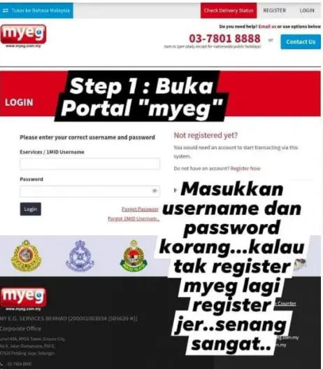 Buka Portal MyEG