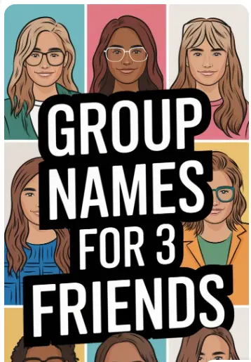 group names for 3 friends