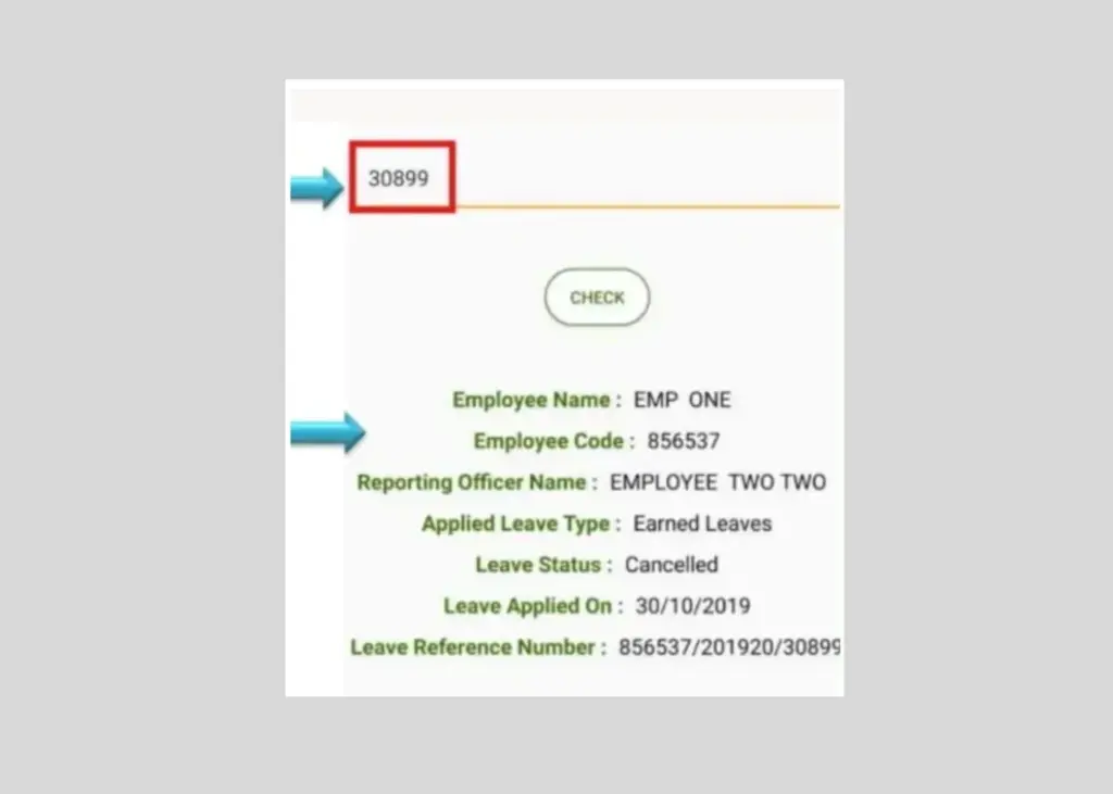 check Current status (e.g., Pending, Approved, or Rejected)